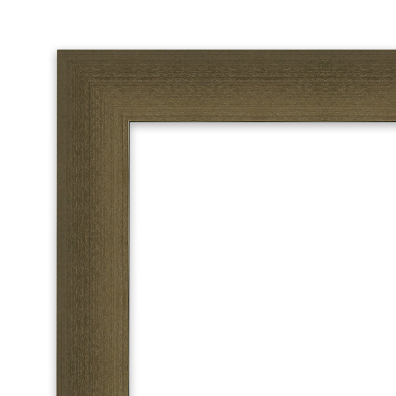 Yousaf Mirror, 28" x 22", Bronze, Rectangle