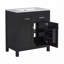 Meuble-lavabo de salle de bain avec lavabo en céramique, 2 portes et une tablette-1127648005-1127648003