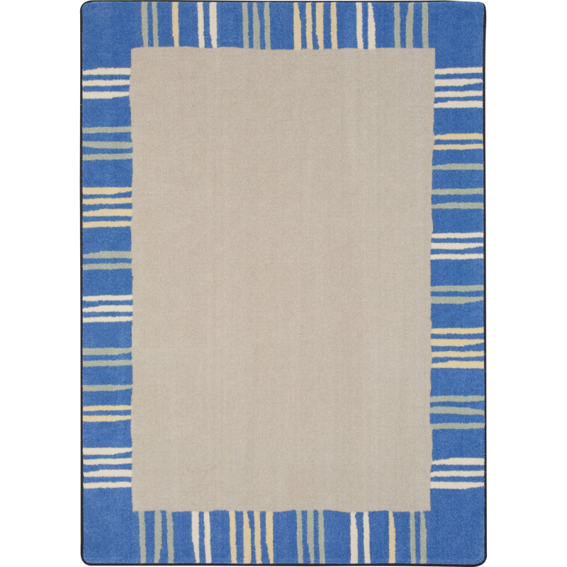 Seeing Stripes by Joy Carpets Area Rug, Rectangle 5'4" x 7'8"