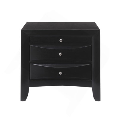 Transitional Nightstand With Drawer