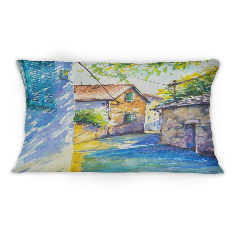 Abstract Throw Pillow