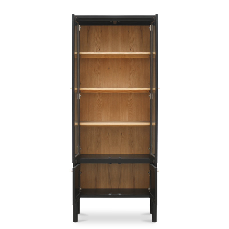 Hannah Tall Cabinet Black, Black