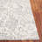 Sirish Hand Tufted Wool/Viscose/Cotton Floral Rug in Ivory/Gray-46835034