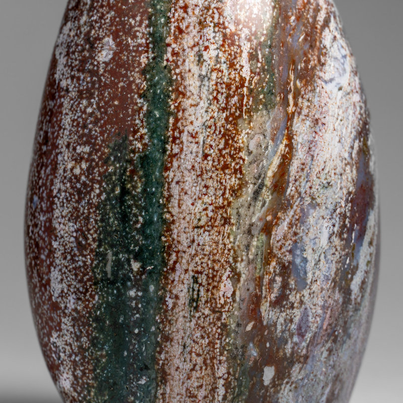 Forme libre de jaspe de l'océan poli de Madagascar (2 lb)