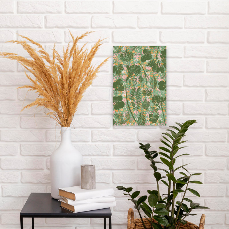 Art floral, motif de fleurs sauvages, H 18 po x l 12 po