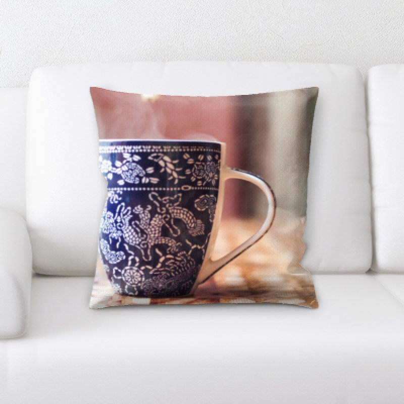 Microsuede Throw Pillow