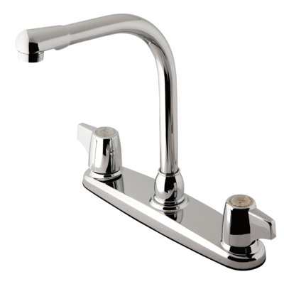 Kingston Brass Two-Handle 2-Hole 8" Centerset Kitchen Faucet