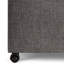 Mobilier de luxe moderne avec roulettes, fonction table basse, fabrication robuste, espace de rangement Mid-Century de 42 po x 21 po x 10,5 po pour le salon, capacité de 400 livres, tissu en lin-1047440421