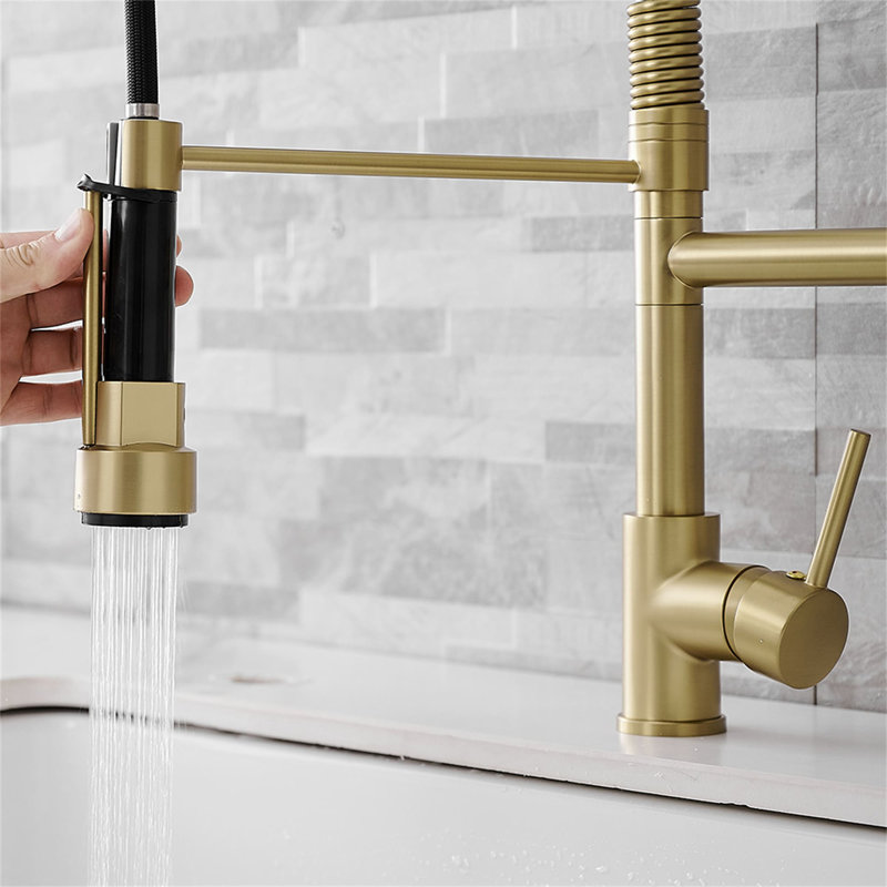 AWZTOO Pull Down Kitchen Faucet