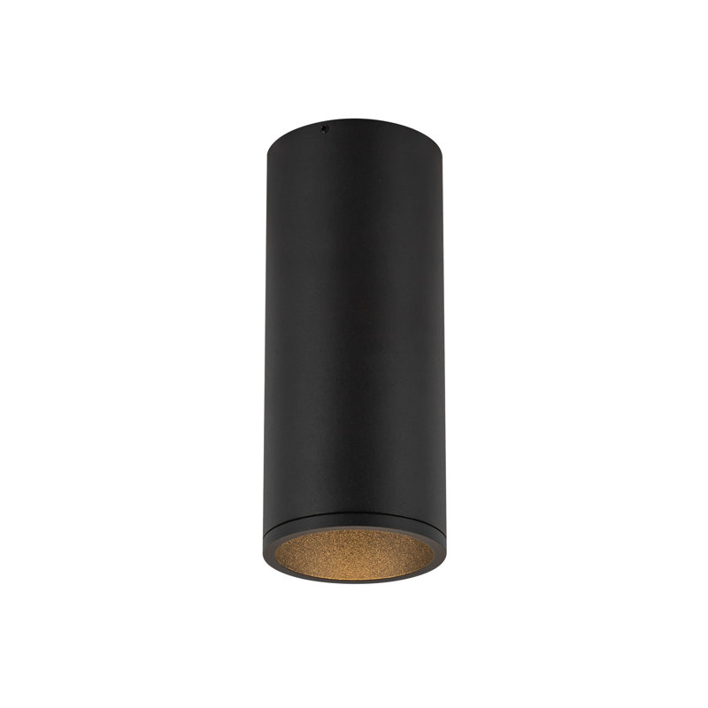 Plafonnier encastré à optique noire 36 degrés Lorna 7 po (3 po de diamètre), Noir, H 7,5 po x l 3,25 po x P 3,25 po, 14 W