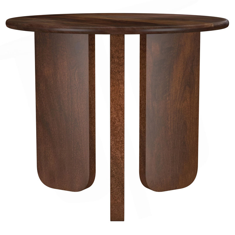 Columbo Brown Round End Table