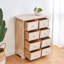 Solid Wood 56 cm W Chest of 8 Drawers