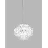 Ecos Suspension 60C White Striped Matt Bronze 2 E26 Ul