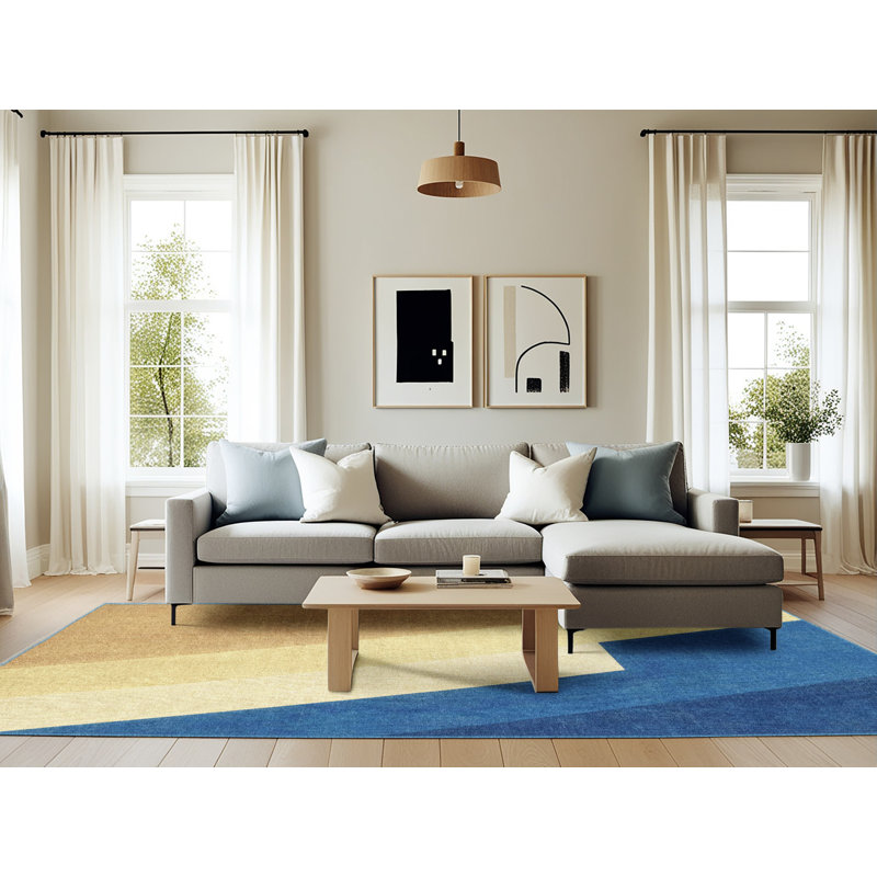 Tapis abstrait moderne 2813, Rectangle 6 pi x 9 pi