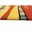 Tapis orange / jaune / vert en polyester touffeté à la main Jontue-216659426