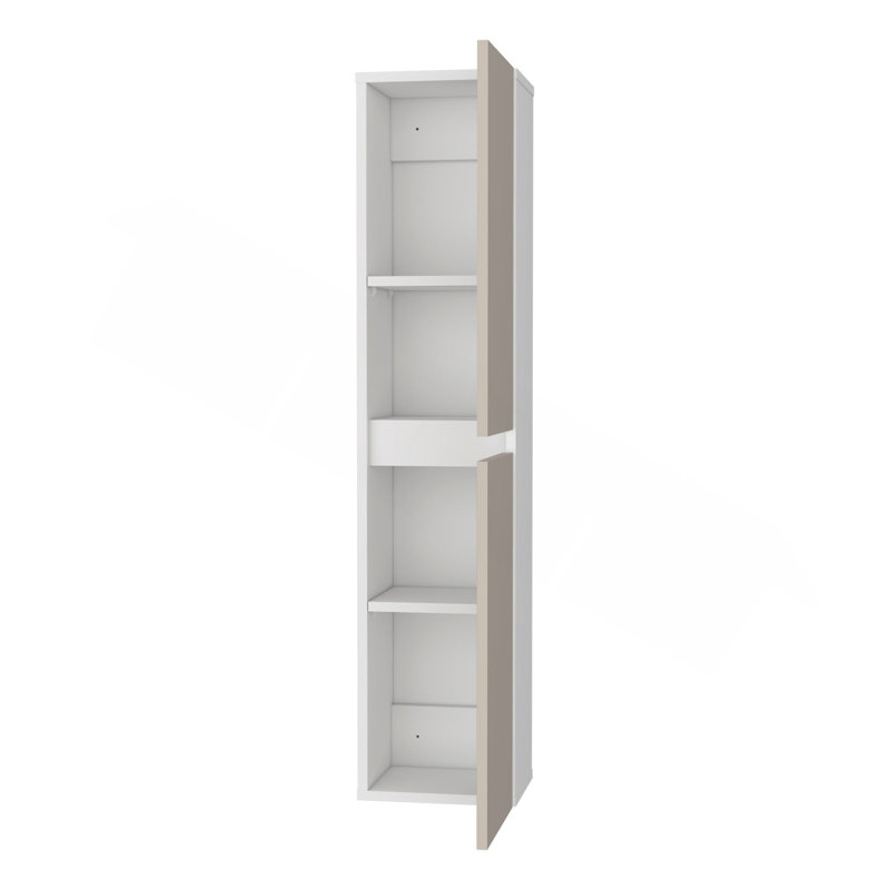 Light Beige And 2-Door Wall Cabinet