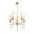 Hayse 5 - Light Dimmable Cylinder Chandelier