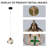 Modern 1 - Light Dome Chandelier Dimmable