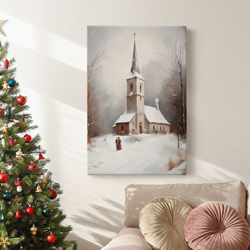 Art des Fêtes de Noël - Toile tendue avec châssis - série 2-CCDXL, H 27 po x l 18 po