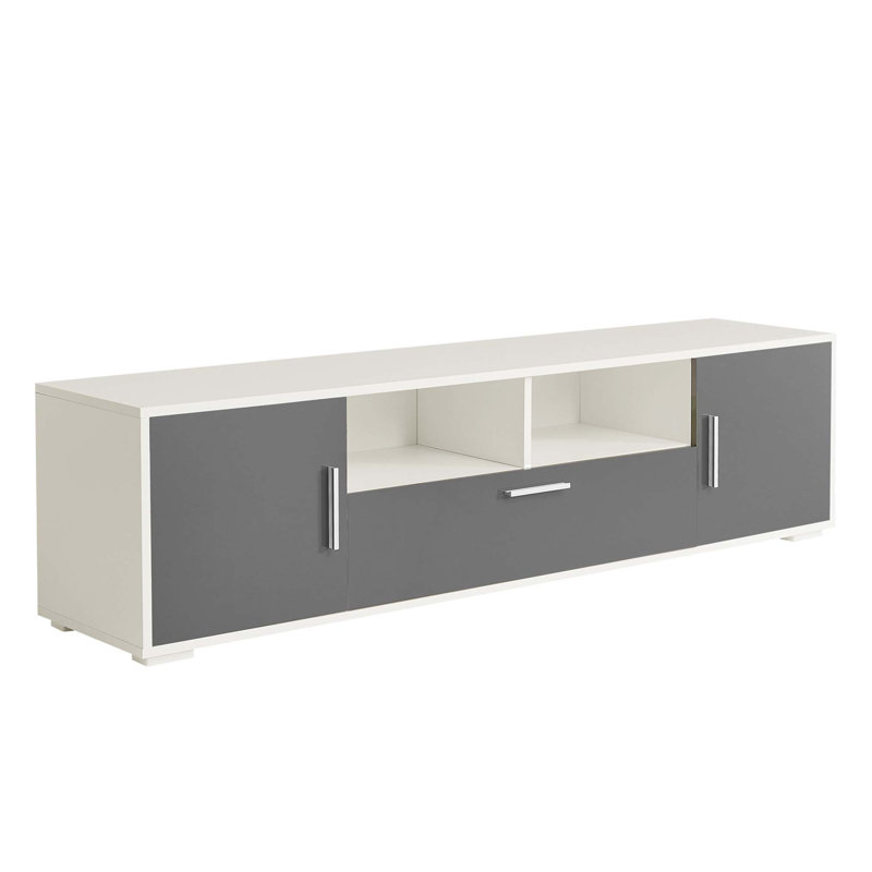 Floating TV Stand Wall Mounted with 16 Color LEDs, Large Storage, and Strong Load Capacity for Modern Living, Black