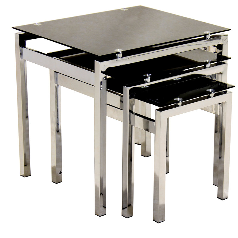 Millington Glass Top Nesting Tables