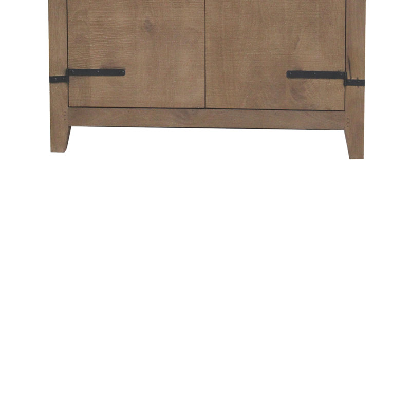Ensemble de meuble-lavabo simple 36 po Ono, Naturel, Blanc