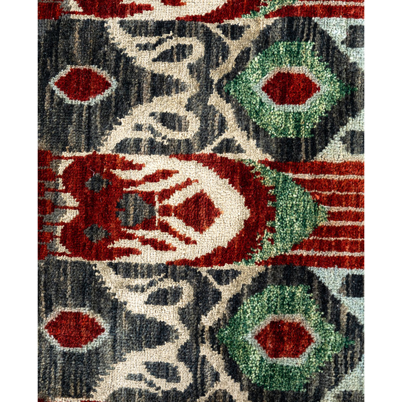 Overdyed One-of-a-Kind 8' 0" X 9' 10" Hand Knotted Area Rug