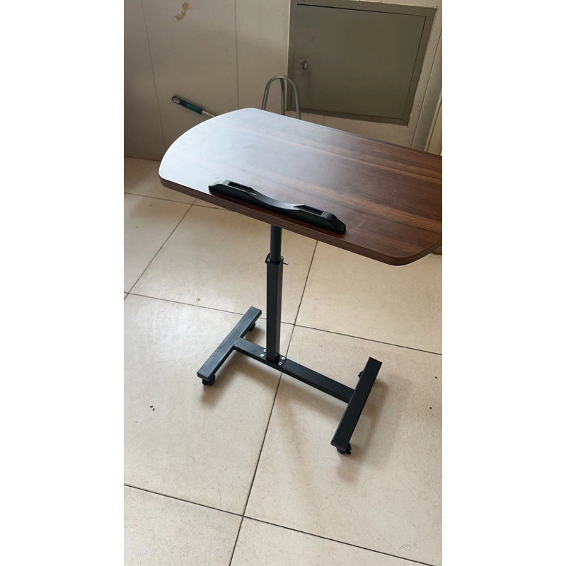 Height Adjustable Sofa Side C Shape Table,Laptop Holder End Stand Desk