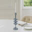 Sagebrook Home 11X4" Retro Bubble Taper Holder, Blue-1008191166