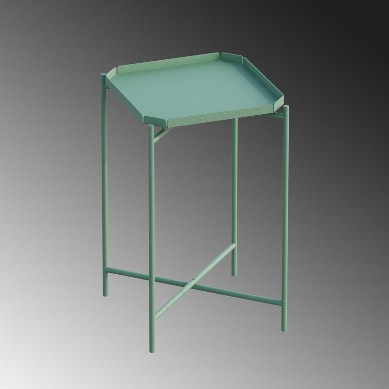 Glorias Coffee Table, 56" H x 46" W x 46" D, Green