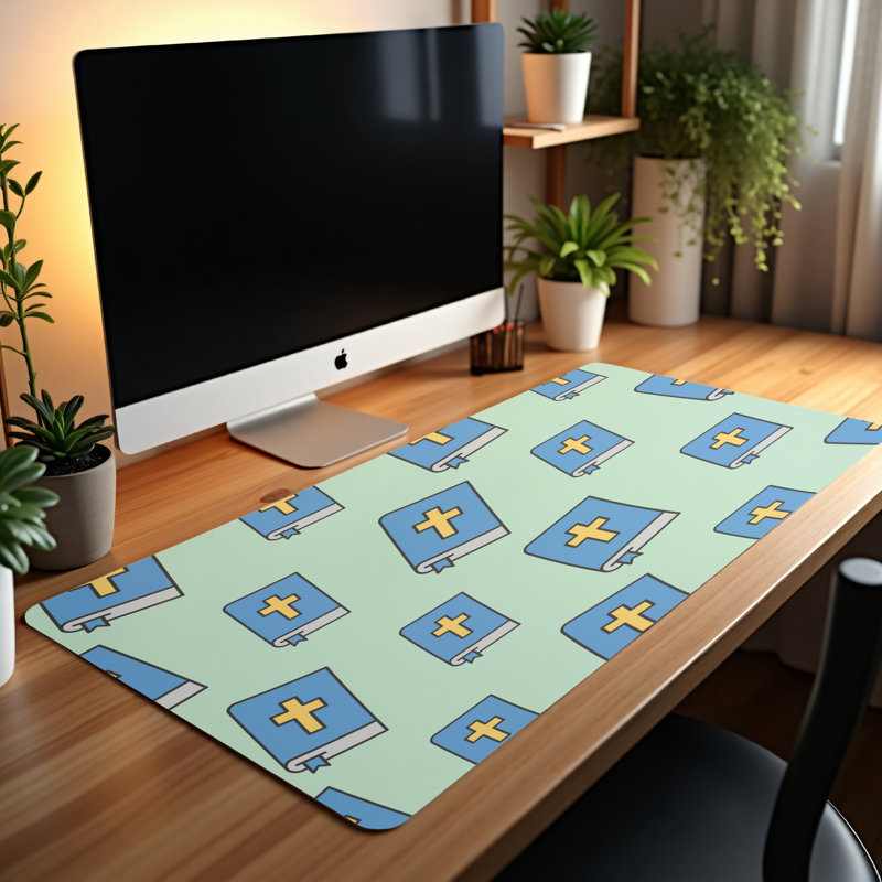 Polyester Desk Pad, 23.6x13.8