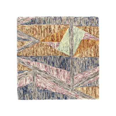 Fine Hand made sample Modern rug 2'X 2'