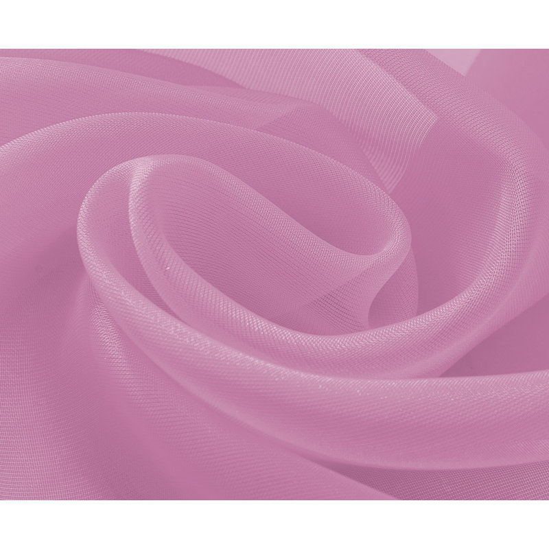 Teshena Sheer Curtain Pair, Pink