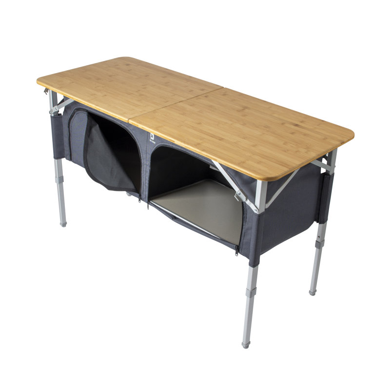 Newington 50 cm W Prep Table with Solid Wood Top