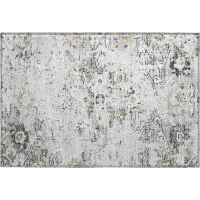 Premium Machine Washable Andreau AMF92 Ash Rug