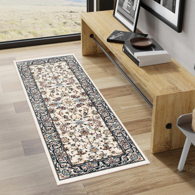 Jackson Oriental Ivory/Blue Area Rug