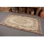 Tapis de chambre beige, tapis antiques, tapis de luxe, tapis rétro, tapis de 3,8 x 6,9 pi, tapis turc