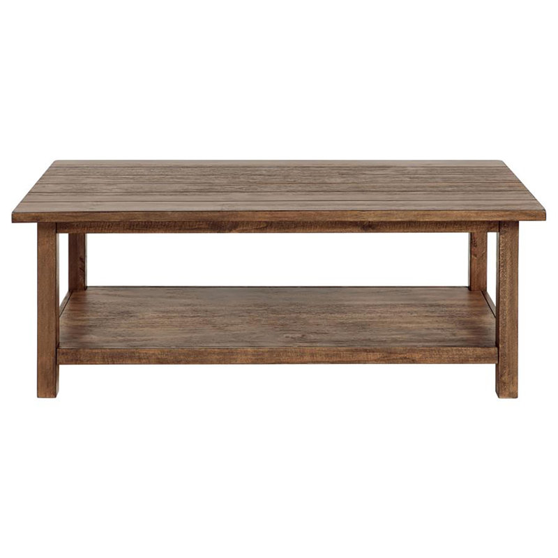 Table basse Raighs, Brun délavé