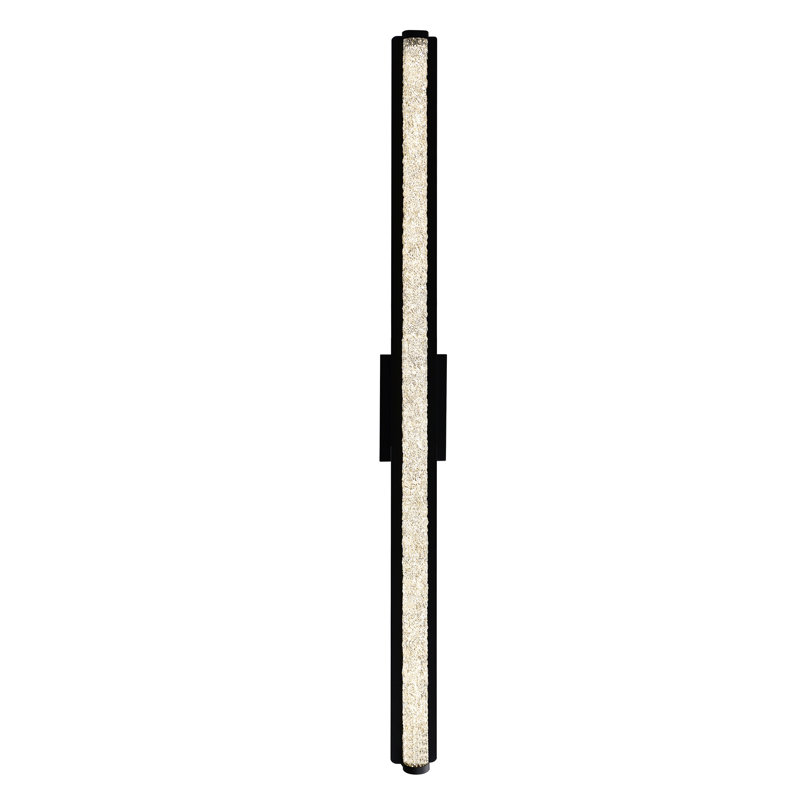 Harmke 48'' Long Integrated LED Black Outdoor Wall Light for Porch, Patio, Entryway – Durable Weather-Resistant Exterior Sconce