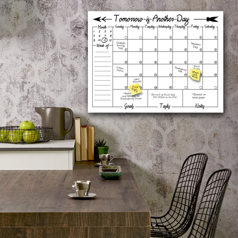 Plastic Dry Erase Board, 30" H x 40" W x 1.5" D