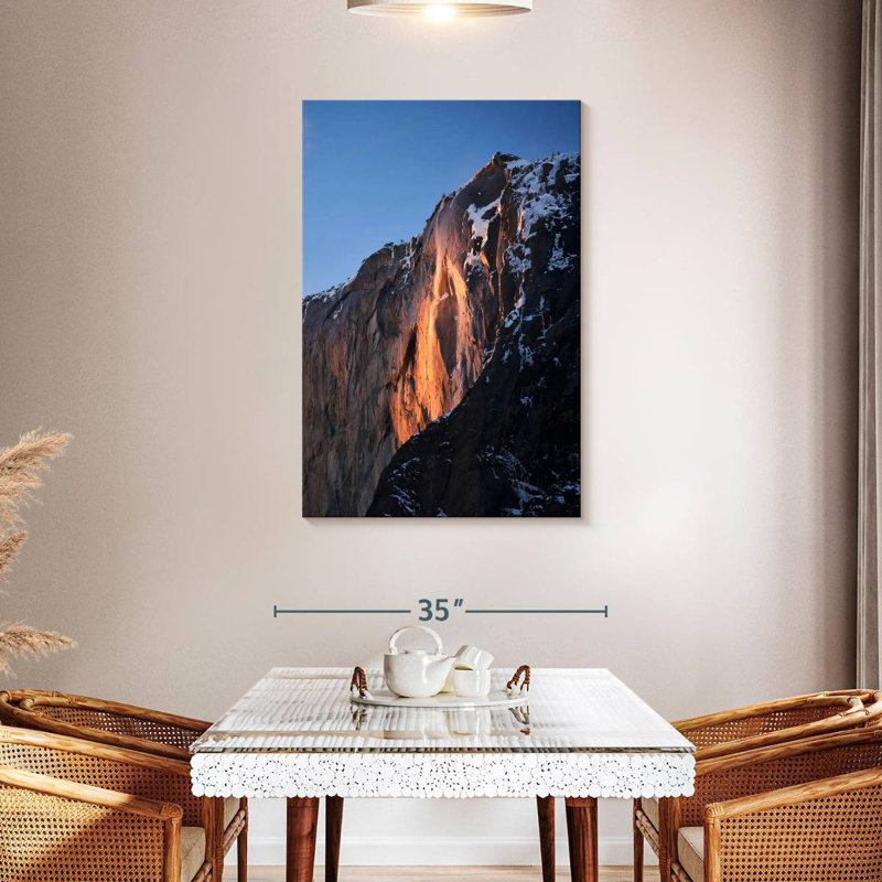 Alvord Yosemite Phenomenal Firefall, 45" H x 30" W