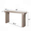 58" Wooden Console Table For Entryway, Living Room, And Hallway – Versatile Decorative Accent-1119952039