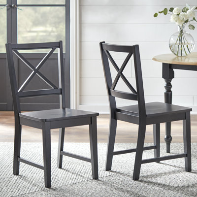Aquila 17.75'' H Solid Wood Side Chair