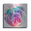 Red Barrel Studio® «Faded Bulldog» par Dawg Painter, art mural en métal-1666011876