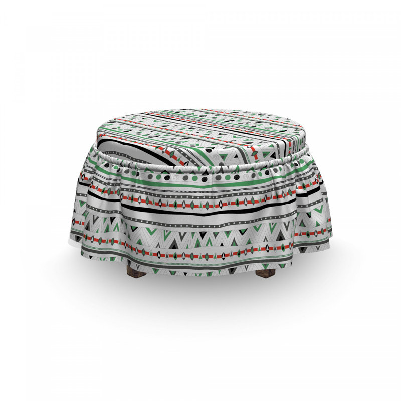 Housse pour repose-pieds traditionnel boho hippie