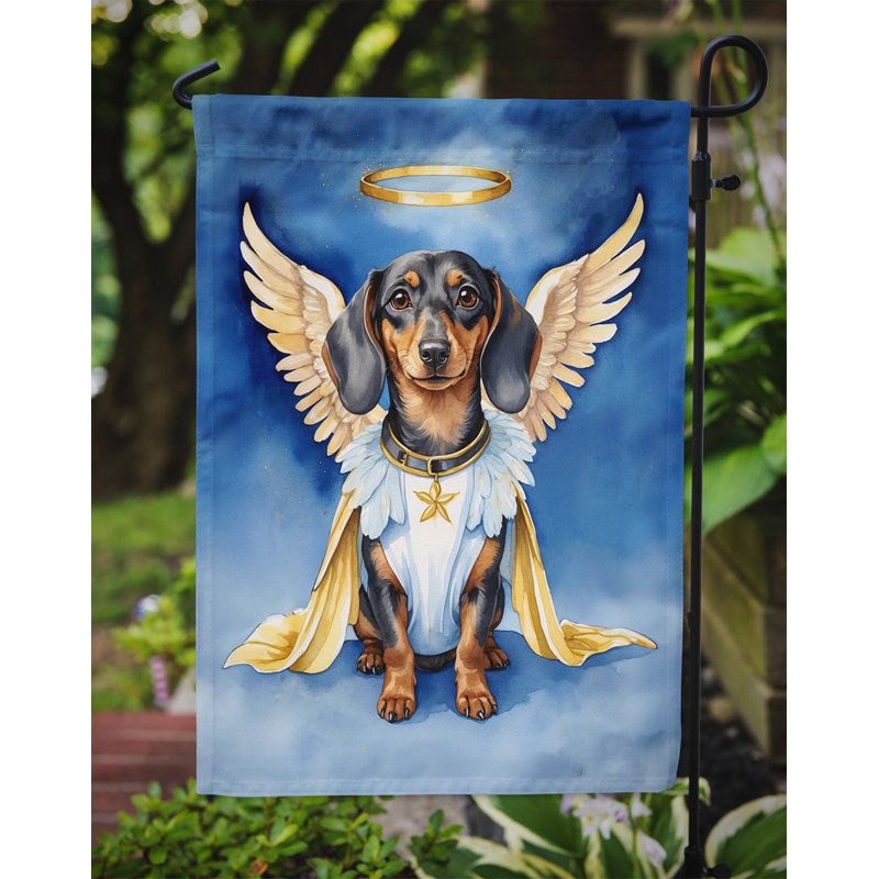 Dachshund My Angel Garden - drapeau