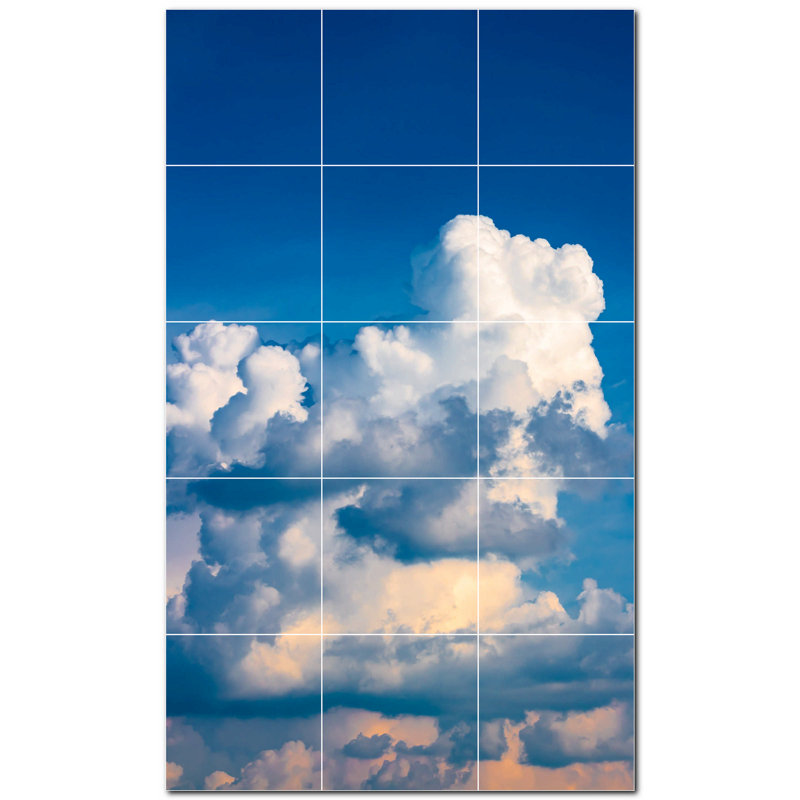 8 in. x 8 in. Ceramic Decorative Mural