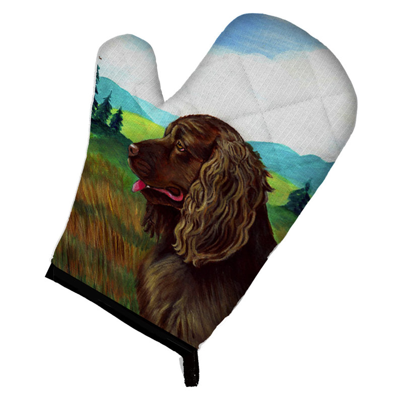 Four à caroline à trésors Sussex Spaniel