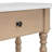 Pinewood Table With Drawer And Open Shelf