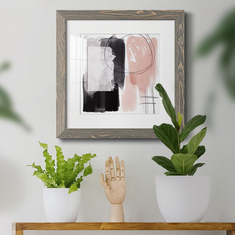Coexistance I-Premium, reproduction encadrée - prête à être accrochée, H 31,5 po x l 31,5 po x P 1,5 po, Blanc